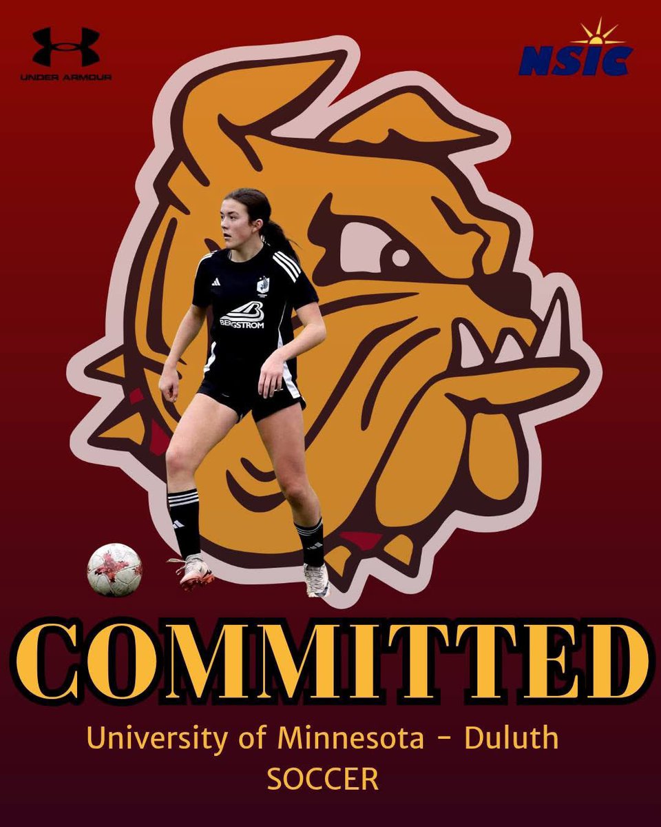 wiufc2008's tweet image. Congratulations Amelia on committing to University of Minnesota Duluth.    The Bulldogs got a good one.