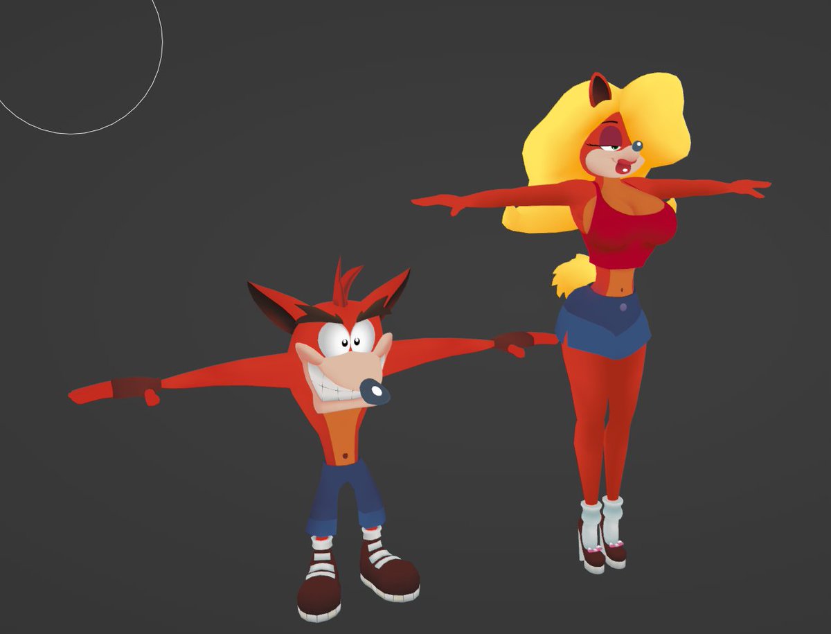 kromosx's tweet image. Tawna and Crash