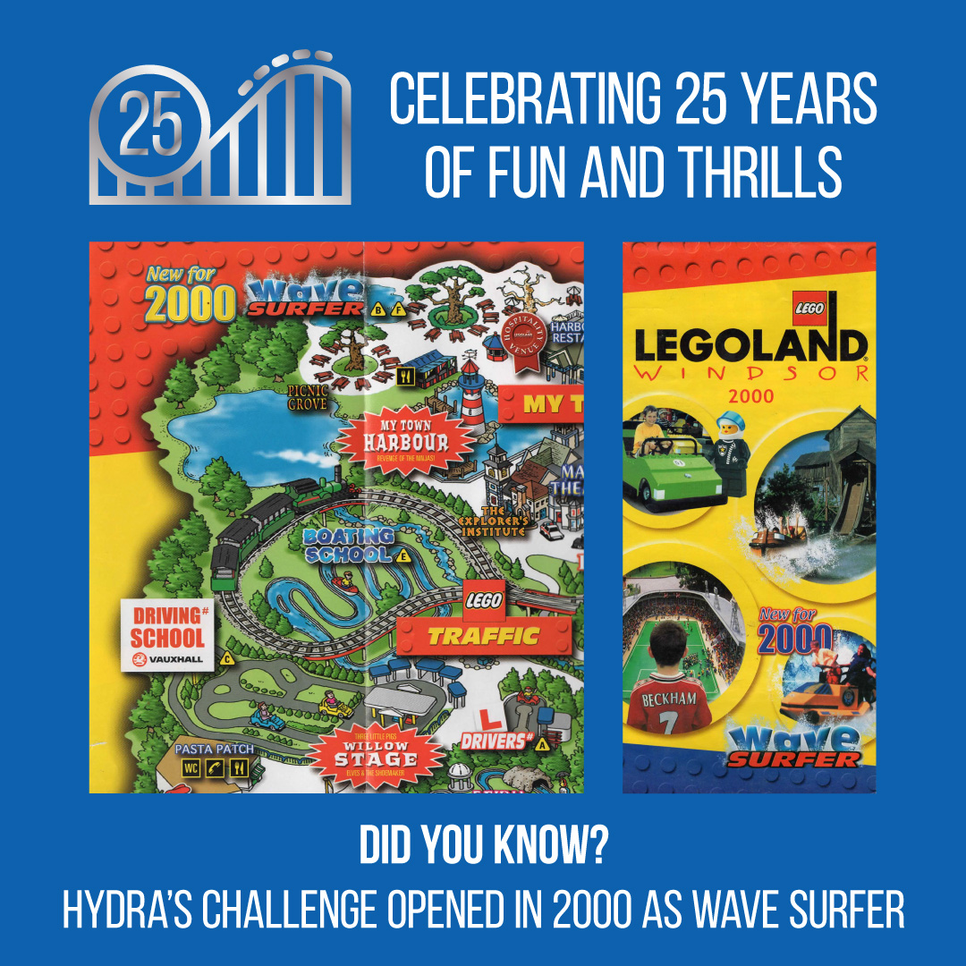 ThemeParks-UK.com (@themeparksuk) on Twitter photo Every month we're looking back on 25 years. Hydra's Challenge opened in 2000 as Wave Surfer.
<a href="/LEGOLANDWindsor/">LEGOLAND Windsor</a> #LEGOLANDWindsor Every month we're looking back on 25 years. Hydra's Challenge opened in 2000 as Wave Surfer.
<a href="/LEGOLANDWindsor/">LEGOLAND Windsor</a> #LEGOLANDWindsor