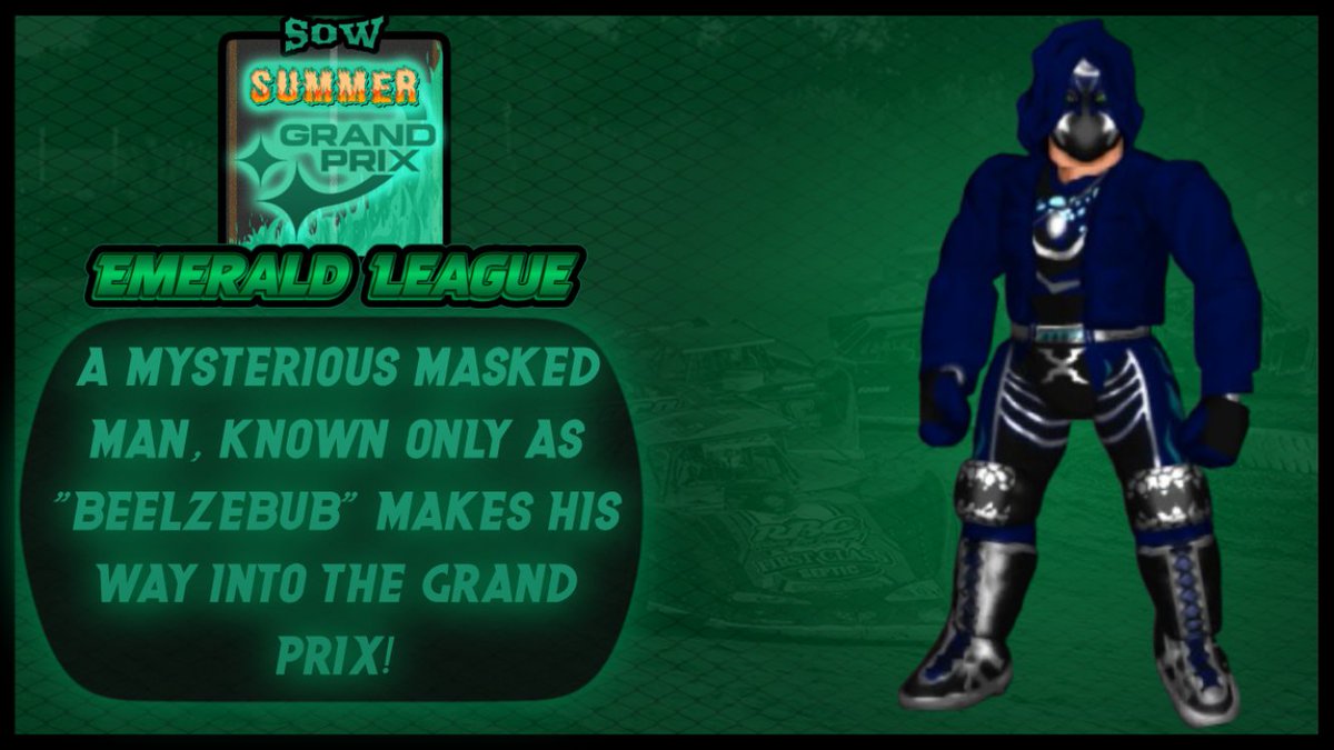 SOWKerry's tweet photo. And rounding the Emerald League out, new announcements in Avery Edwards, Steve Levy, and the mysterious masked man, known only as Beelzebub, plus the NEW SOW World Heavyweight Champion: Ryan Richardson!! https://t.co/hg2MTEY1bD