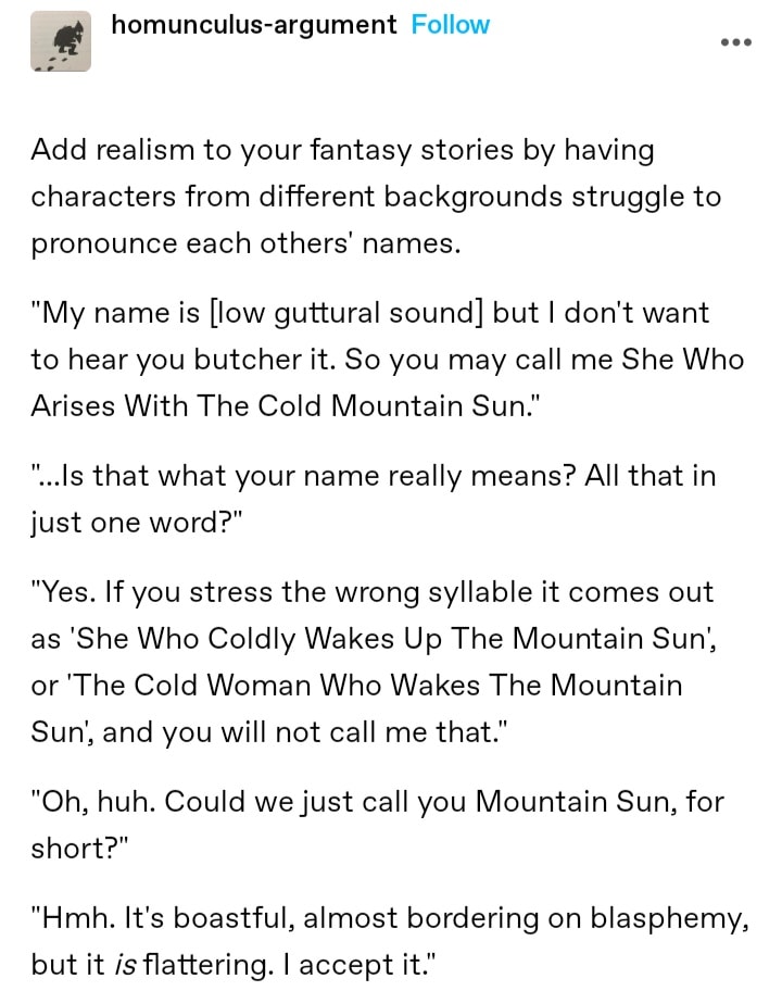 JessGraceWrites's tweet photo. Do any of your characters have difficult names?
#writingq #writerq #WritingCommunity #WIP #Writer #writerscommunity #writerslife #funny #amwriting #humor #WritingLife #AuthorsOfTwitter #authorscommunity #authorlife https://t.co/pvGKLwLXXD