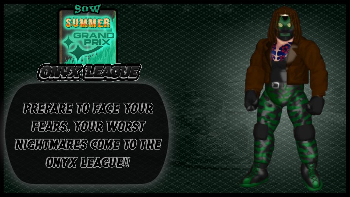 SOWKerry's tweet photo. The SOW Sumer 2025 Grand Prix is starting this Thursday on SOW Ignition! Take at a look at all the participants coming to the show in this thread! Already announced for the Onyx League: Meiji Kaito, Johnny King, Bray Windham, and Z.C. Woods! https://t.co/dOkHiTV5ZD