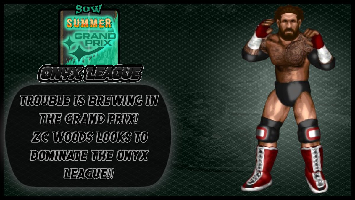 SOWKerry's tweet photo. The SOW Sumer 2025 Grand Prix is starting this Thursday on SOW Ignition! Take at a look at all the participants coming to the show in this thread! Already announced for the Onyx League: Meiji Kaito, Johnny King, Bray Windham, and Z.C. Woods! https://t.co/dOkHiTV5ZD