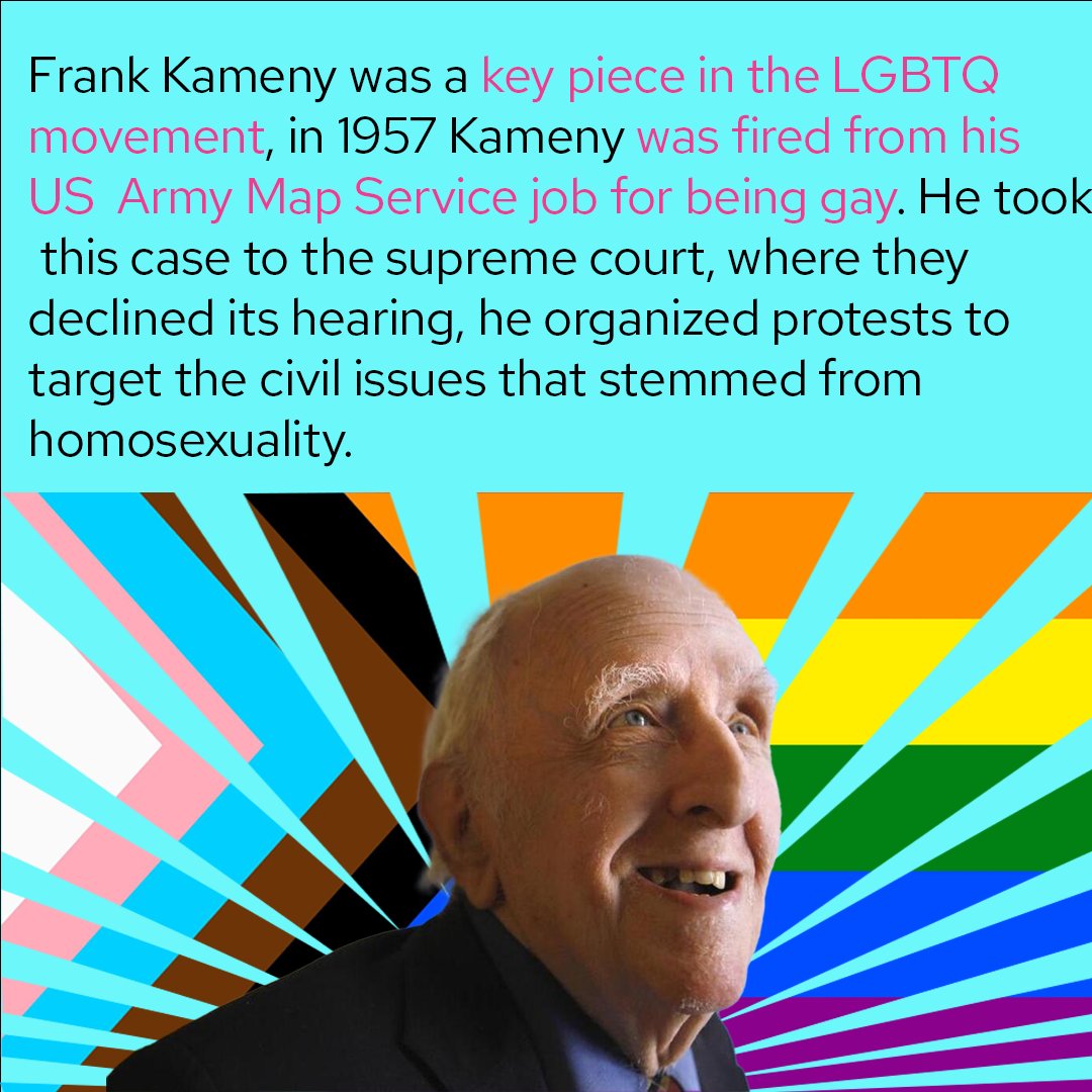 We finish up this month of #Pride by highlighting Frank Kameny! 🌈During the month of June WIN Recovery spotlighted some very important people who embody the spirit of Pride or directing impacted it. Please continue to share the spirit of Pride with WIN all year!
By Jaiden Ewing!