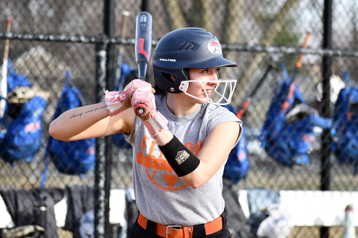 In her four years, Izzy now ranks top 4 among all Fenton players in the following categories:
▪️ 3rd in runs with 160
​▪️ 3rd in hits with 151
​▪️ 2nd in doubles with 33
​▪️ 1st in triples with 21
​▪️ 4th in RBI with 123
⁣
​Congratulations, Izzy! Thank you for all your hard work