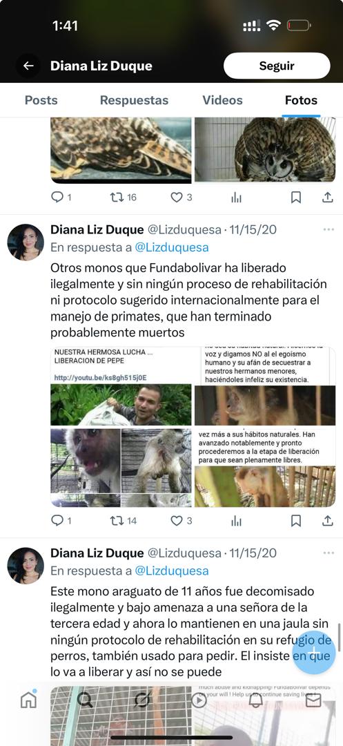 Atención Jonatan Palacios maltrataba a estos 
Animales solo para conseguir más like y por esto fueron sometidos a estrés y maltrato  para crear más contenido viral. Algunos murieron por estas prácticas. ¡Basta ya!. Denuncialo

Jonatan Palacios 
#sebuscajonatanpalacios