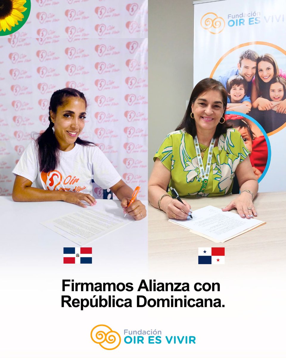 😀👉¡Estamos muy emocionados de nuestra alianza con una nueva fundación en la #RepúblicaDominicana ! 👏😀
⭐Se trata de Fundación <a href="/oirparavivir/">Oir para vivir</a> cuya misión es super afin a la nuestra en #Panamá y nos permitirá intercambiar conocimientos y experiencias para beneficio de todos.