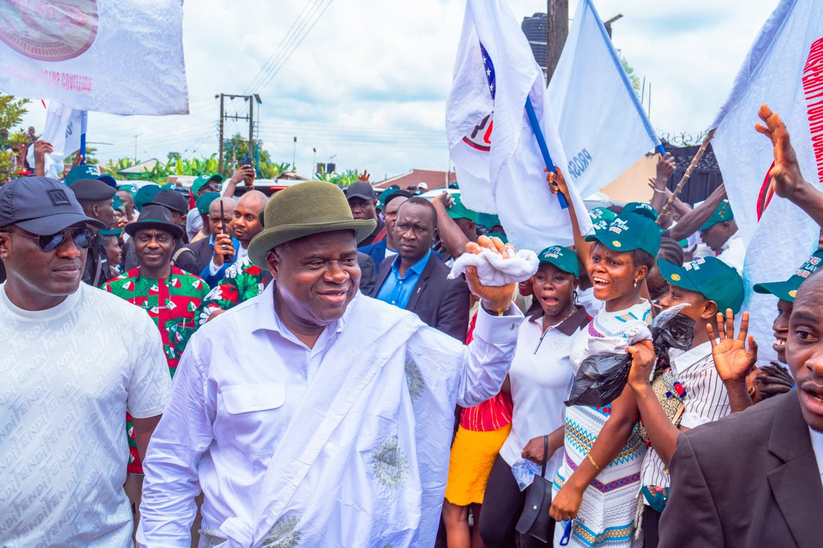 govdouyediri's tweet image. Our Thank You Tour To Sagbama LGA!

The reception at Sagbama town today during our thank you tour to the Local Government Area was loud and huge. 

I appreciate the traditional and political leaders from the various constituencies, the stakeholders at different levels and our…