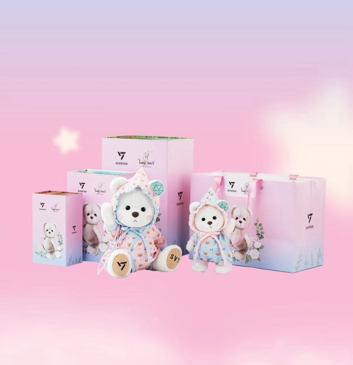 THE SEVENTEEN x TEDDYTALES TEDDY BEAR SO CUTE🐻💎 linabear outfit
