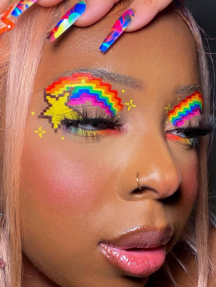 Sugarpill Cosmetics (@sugarpillmakeup) on Twitter photo The talent is unreal! 😱 <a href="/chelslaysss/">⋆˚࿔ 🍒🌸 𝜗𝜚˚⋆</a> serving rainbow pixel g4y-mer #Pride in her Fun Size Too palette! 🌈 #sugarpill #pridemakeup #rainboweyeshadow #rainbowmakeup #festivalmakeup #pridemonth #rainbowpalette The talent is unreal! 😱 <a href="/chelslaysss/">⋆˚࿔ 🍒🌸 𝜗𝜚˚⋆</a> serving rainbow pixel g4y-mer #Pride in her Fun Size Too palette! 🌈 #sugarpill #pridemakeup #rainboweyeshadow #rainbowmakeup #festivalmakeup #pridemonth #rainbowpalette