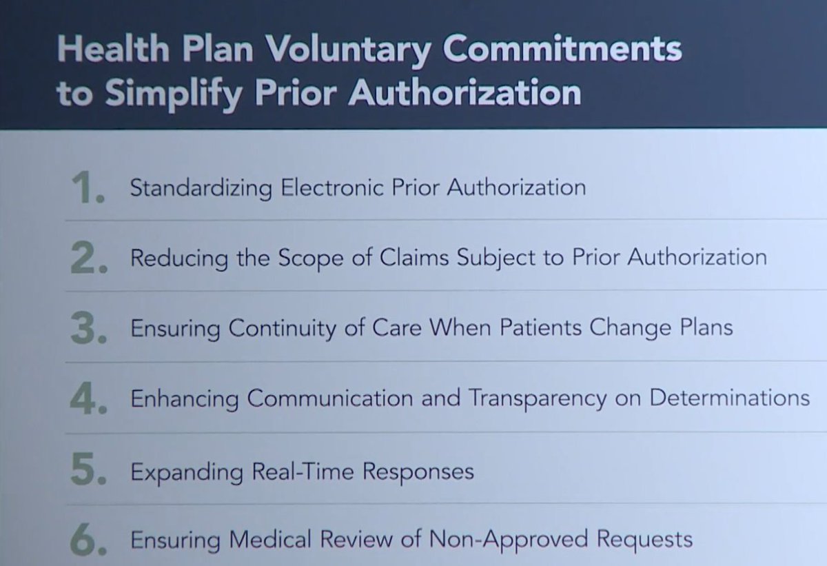 Joseph Marine (@drjmarine) on Twitter photo Prior auth reform agreed to by health insurance industry today in pledge negotiated with <a href="/HHSGov/">HHS.gov</a> and <a href="/CMSGov/">CMSGov</a> - let's hold them to it! <a href="/ACCinTouch/">American College of Cardiology</a> <a href="/Cardiology/">ACC Advocacy</a> <a href="/AmerMedicalAssn/">AMA</a> <a href="/ACPIMPhysicians/">ACP</a> Prior auth reform agreed to by health insurance industry today in pledge negotiated with <a href="/HHSGov/">HHS.gov</a> and <a href="/CMSGov/">CMSGov</a> - let's hold them to it! <a href="/ACCinTouch/">American College of Cardiology</a> <a href="/Cardiology/">ACC Advocacy</a> <a href="/AmerMedicalAssn/">AMA</a> <a href="/ACPIMPhysicians/">ACP</a>