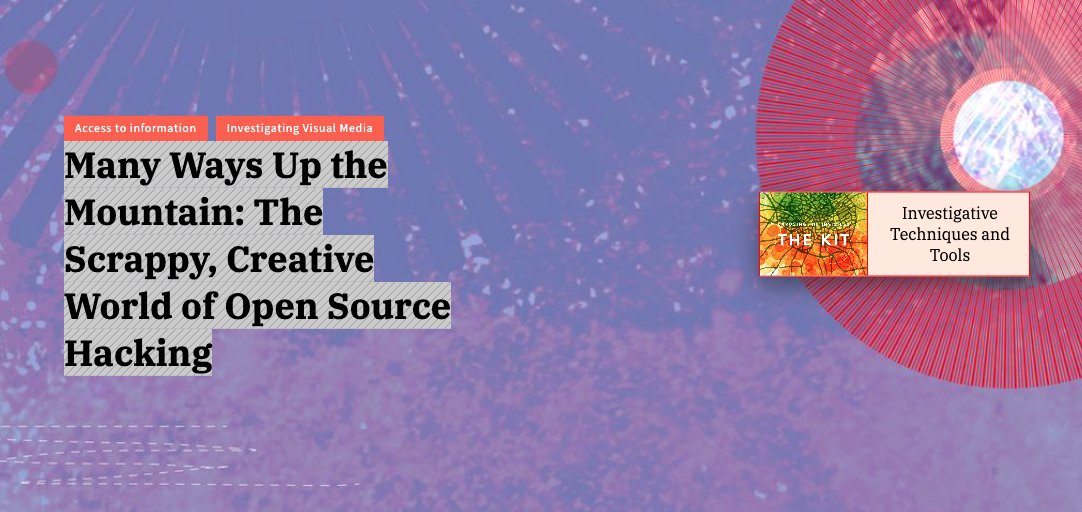 Tyler McBrien (@tylermcbrien) on Twitter photo My new piece for <a href="/Info_Activism/">Tactical Tech</a> on my favorite stories from the scrappy world of "open source hacking" is out now.
Read on to learn how to infiltrate Gitmo using Tinder, find Russian generals on Strava or food delivery apps, map power outages with a fast food app, and more. My new piece for <a href="/Info_Activism/">Tactical Tech</a> on my favorite stories from the scrappy world of "open source hacking" is out now.
Read on to learn how to infiltrate Gitmo using Tinder, find Russian generals on Strava or food delivery apps, map power outages with a fast food app, and more.