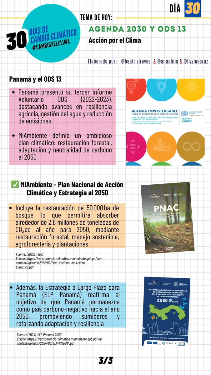 Día 30. Agenda 2030 y ODS 13 

🌡️⛈️🌎
#CambioXElClima 
#AcciónClimática 
#AcuerdoDeParís 
#Sostenibilidad