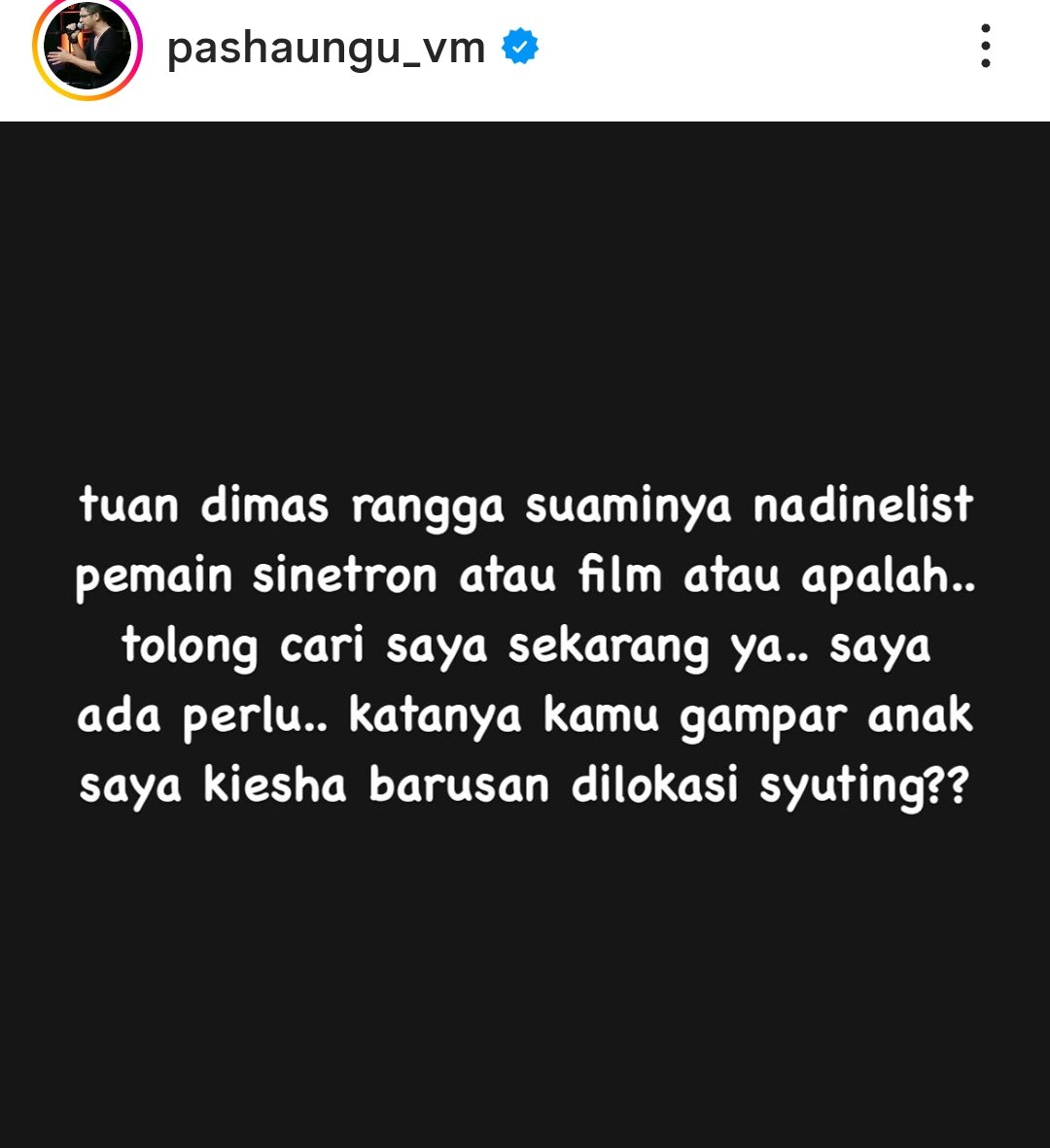 999o7i's tweet image. Rame neh Pasha Ungu sebut anaknye Kiesha Alvaro digamp*r Dimas Anggara suami Nadine