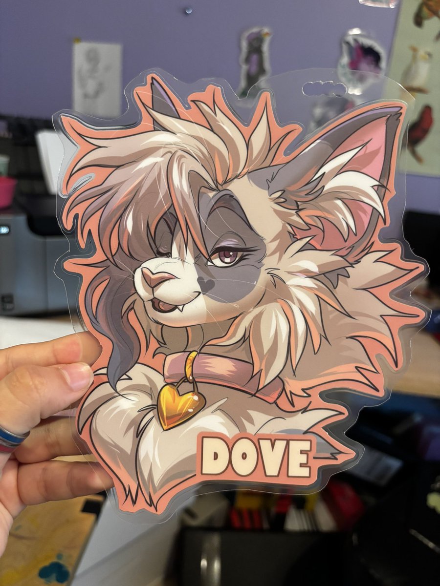 M4G55's tweet image. Sketch badge commission for anthrocon
$55 each, AC attendees only