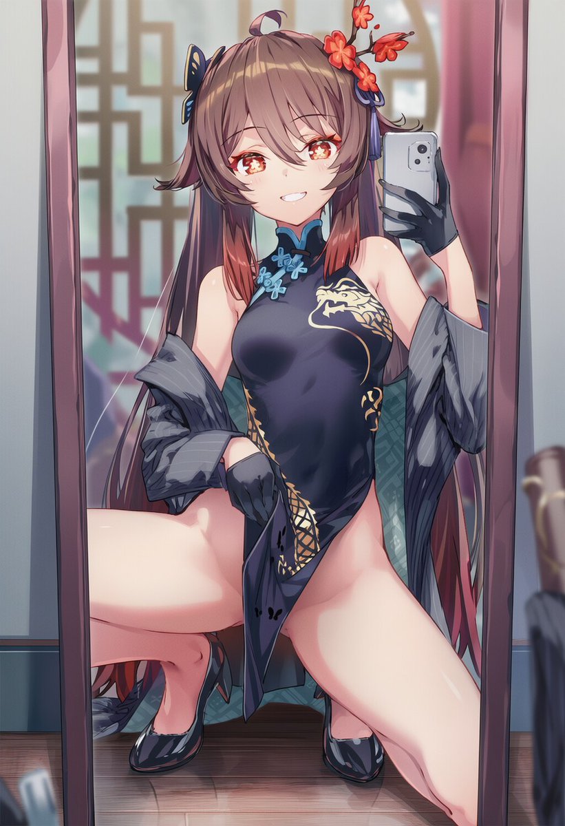 Hu tao 胡桃
She is cosplaying Kisaki キサキ, how does she looks?
#GenshinImpact 
https://t.co/qanDB1zCly https://t.co/Qjk2EwPHix