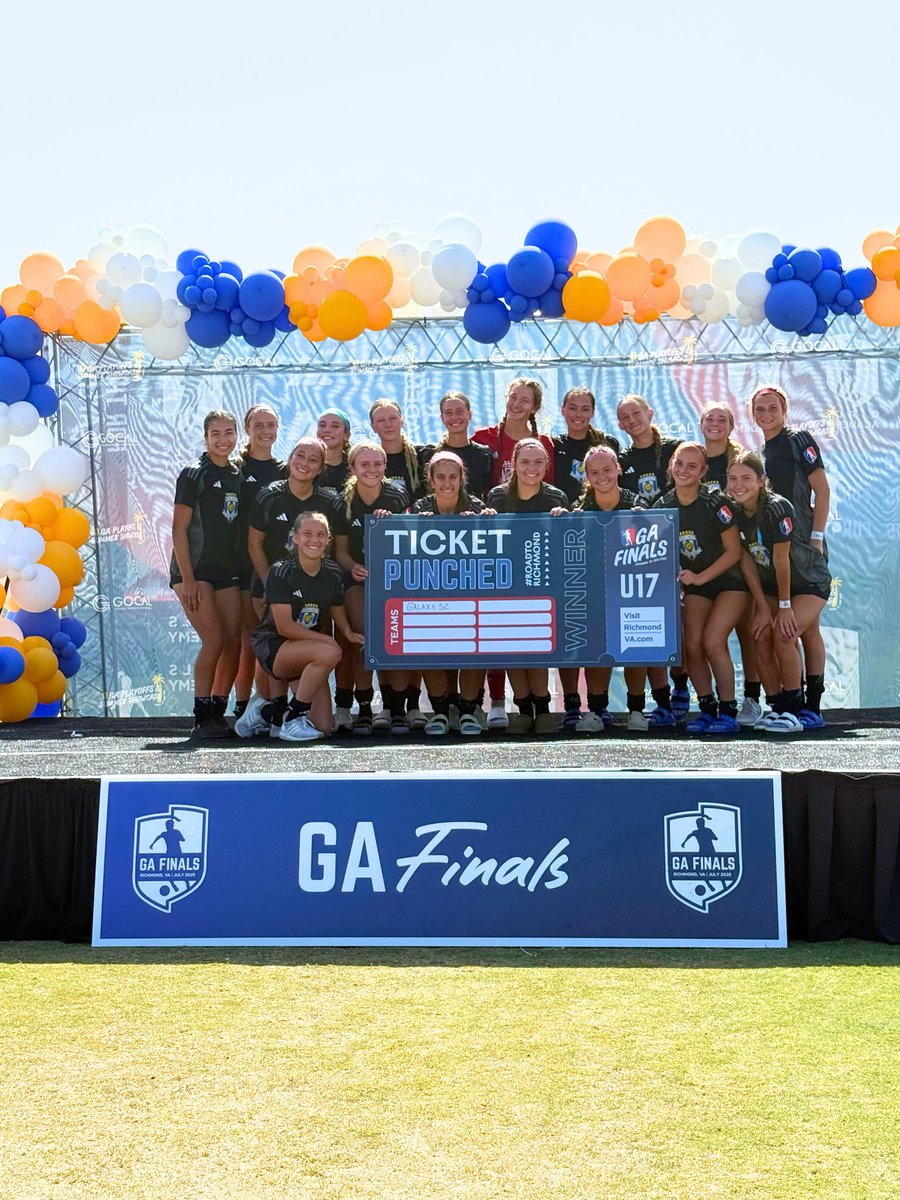✈️ RETURN TRIP BOOKED 🔁
The Galaxy Girls 2008 GA squad is headed back to the GA National Finals in Virginia after going 3-0 in Norco, CA!

This team continues to impress, earning their spot with tremendous teamwork!! 

2-1 win over New York SC today. 

⚽️ Capizzi 🅰️ Vukas
⚽️