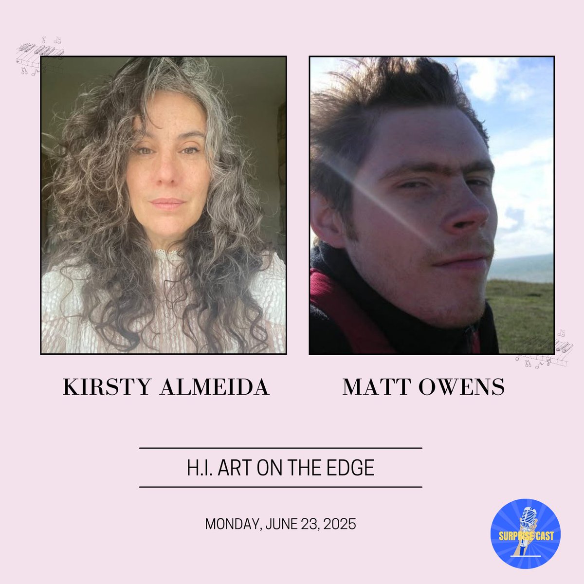 H.I. ART ON THE EDGE (@thehiart418) on Twitter photo IT'S OFFICIAL
SURPRISE CAST #177
Kirsty Almeida & Matt Owens
Listen to my interview with two artists that know a great deal about the importance of collaboration and creativity.
<a href="/kirstyalmeida/">Kirsty Almeida</a> #mattowens #acoustic #jazz #folk #manchester #podcast
Link: podcasts.apple.com/us/podcast/sur… IT'S OFFICIAL
SURPRISE CAST #177
Kirsty Almeida & Matt Owens
Listen to my interview with two artists that know a great deal about the importance of collaboration and creativity.
<a href="/kirstyalmeida/">Kirsty Almeida</a> #mattowens #acoustic #jazz #folk #manchester #podcast
Link: podcasts.apple.com/us/podcast/sur…