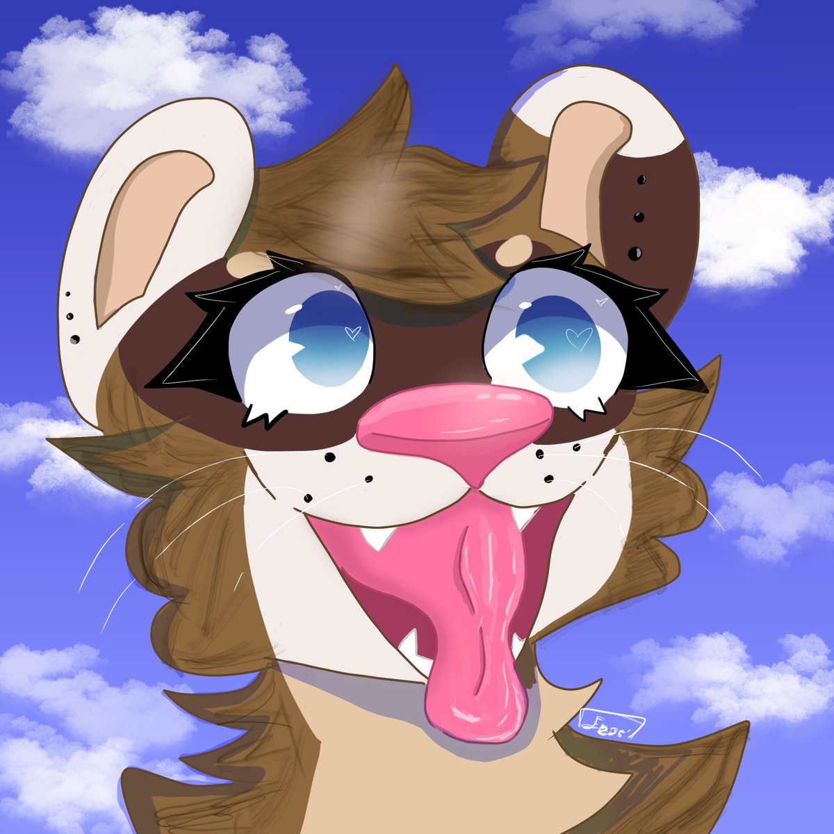 TheFrostedMoch1's tweet photo. A c0mmissi0n for a friend!! :3 

#art #furry #furryartist #lightingpractice #fluffy #fuzzies #ferret #fursona #fursuit #artist https://t.co/ec1PvdbPk0