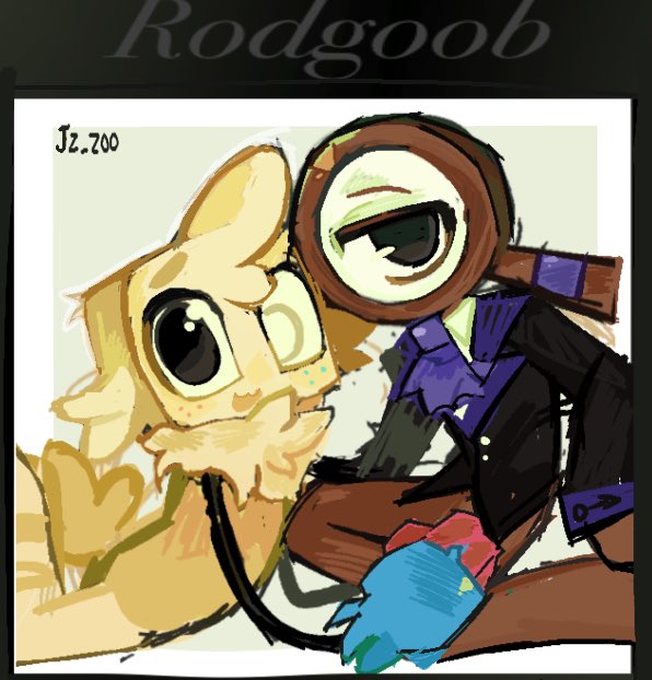 JZ_ZOO's tweet image. Yall requested me this yaoi thing anddd…. Where is rodgoob fans?? 
#dandysworld #rodger #goob