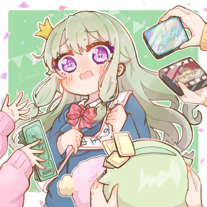 ワンダショ お誕生日絵揃ったー! #prsk_FA #ワンダショ