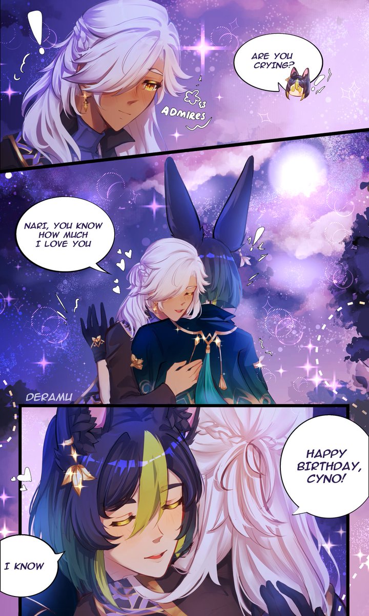 Happy birthday, Cyno🎉🎉🎉

#cynonari #cynari