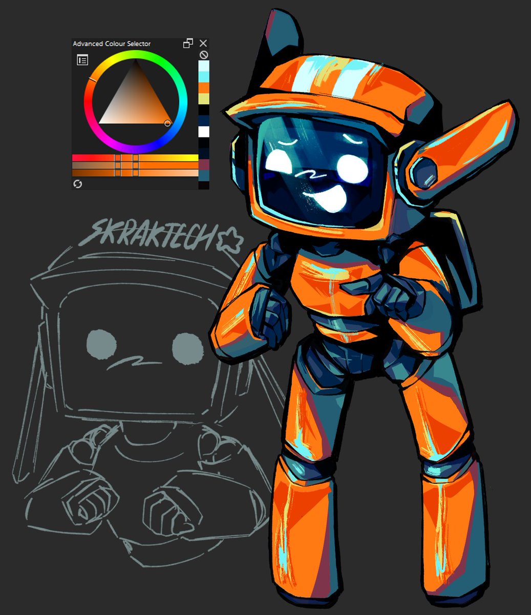 skraktech's tweet image. ok take the k-vrc art you animals #lovedeathrobots