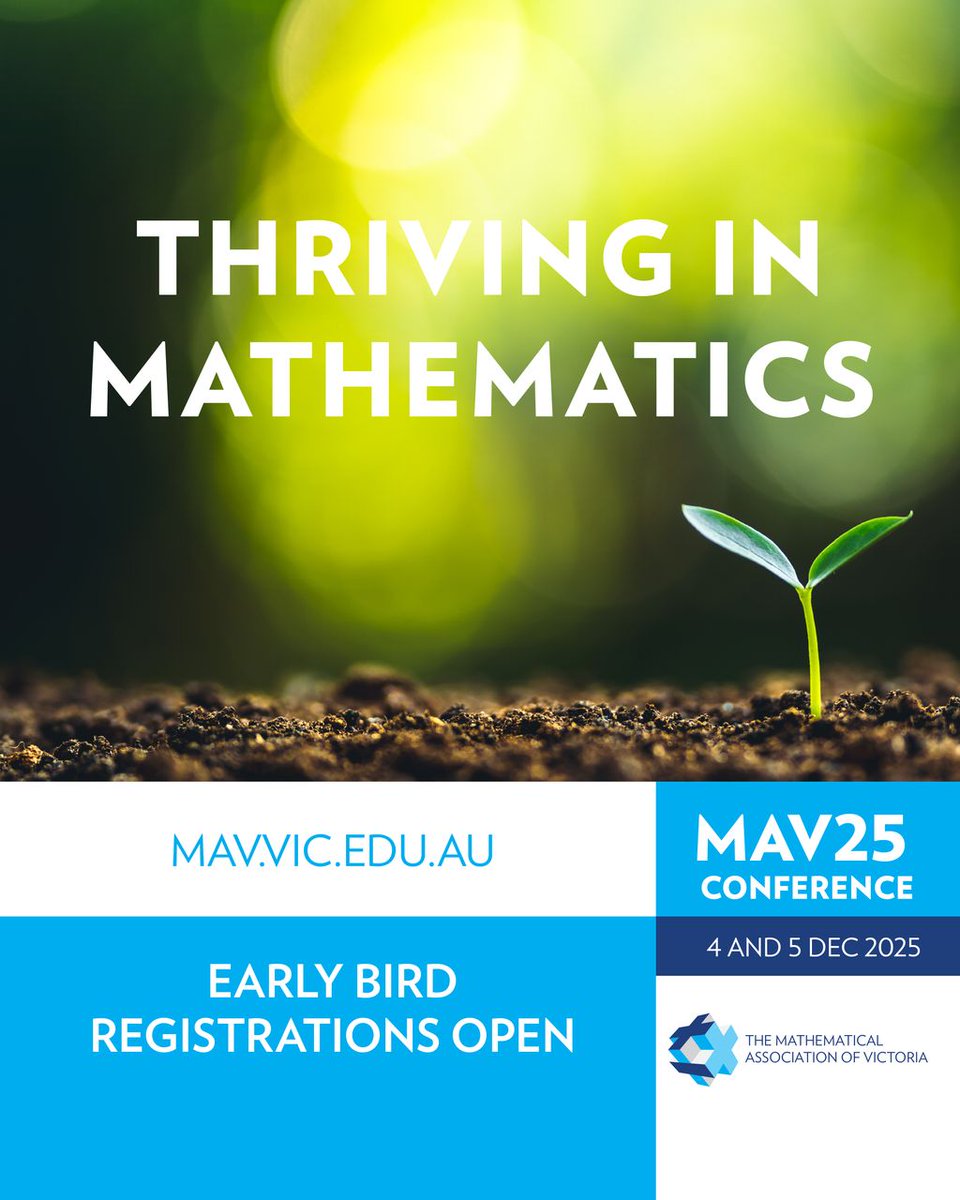 The Mathematical Association of Victoria (MAV) tweet media