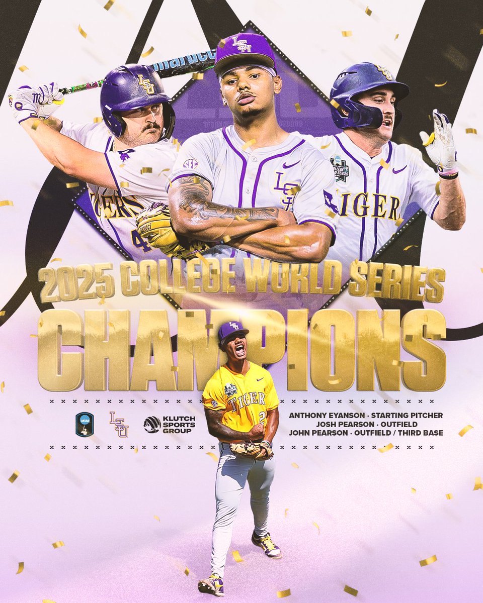 Bringing it back to the bayou! 🏆

Congratulations to the 2025 College World Series Champions!