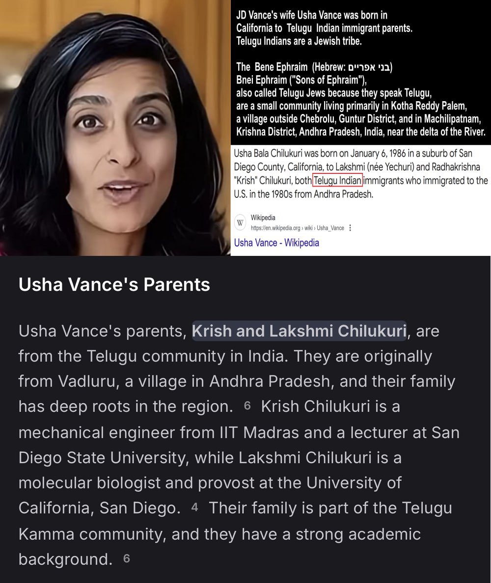 Is JD Vance married to a chosen one? She looks the part.