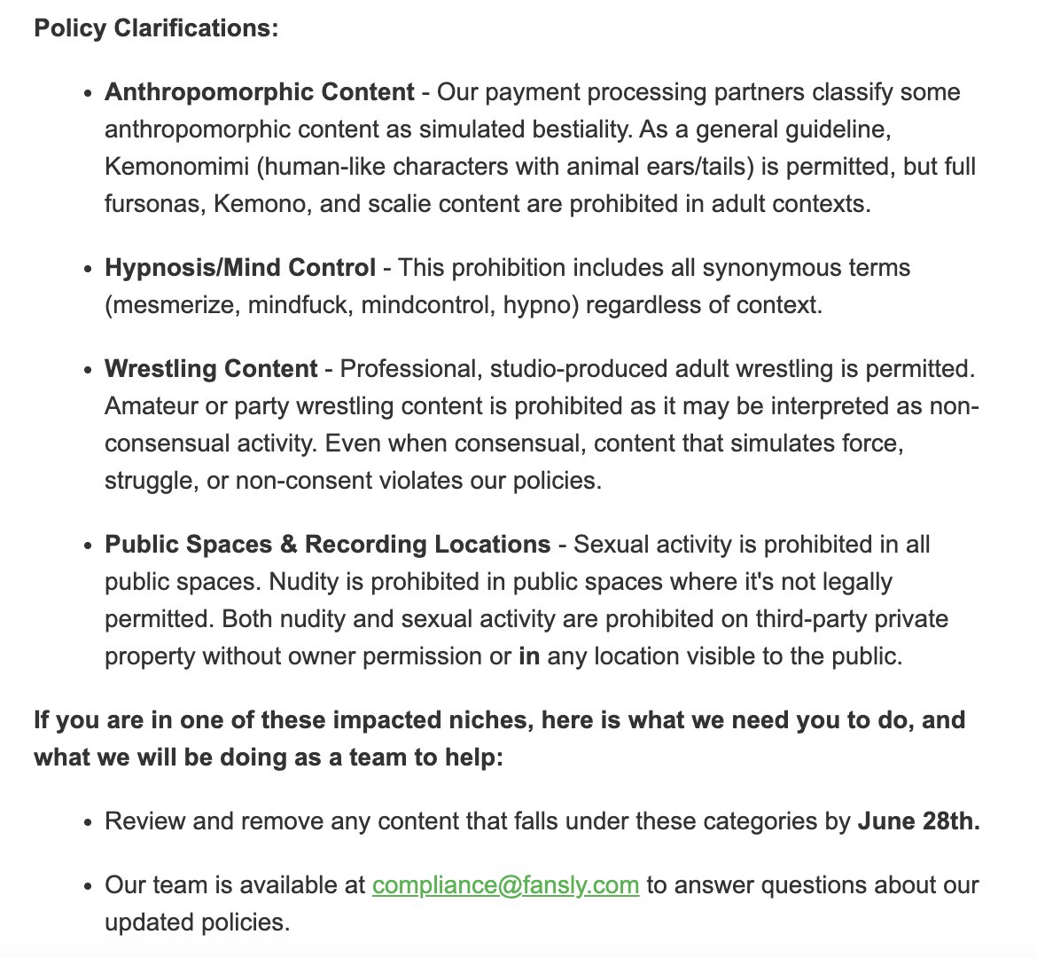 If you see my fansly account disappear soon, you know why. It's happening again (and by again I mean another platform unfairly banning hypnosis for no damn reason) and honestly has made it really hard to be a full time hypnokink creator in the last few years.