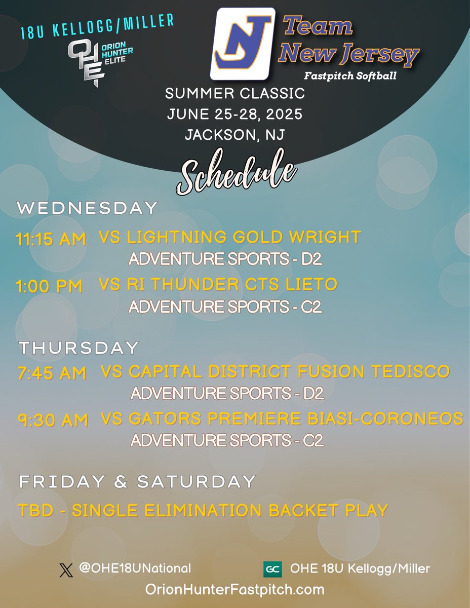 Can’t wait to get on the field!! GO OHE!! <a href="/NCATSOFTBALL/">The Official NC A&T Aggie Softball</a> <a href="/CoachA2320/">Coach A🥎</a> <a href="/OHE18UNational/">OHE 18U Kellogg/Miller</a> <a href="/ohesoftball/">Orion Hunter Elite (OHE)</a> <a href="/CNUSoftball/">CNU Softball- 2022 National Champions</a> <a href="/CoachAMRobSB/">Coach A. Robinson</a> <a href="/ElliottSaysWhat/">Brandon Elliott</a> <a href="/VWUSOFTBALL/">Va Wesleyan Softball</a> <a href="/UNCSoftball/">Carolina Softball</a> <a href="/RoyalsSball/">Queens Softball</a> <a href="/DelStSB/">Delaware State SB</a> <a href="/hupirates_sb/">Hampton Pirates Softball</a>