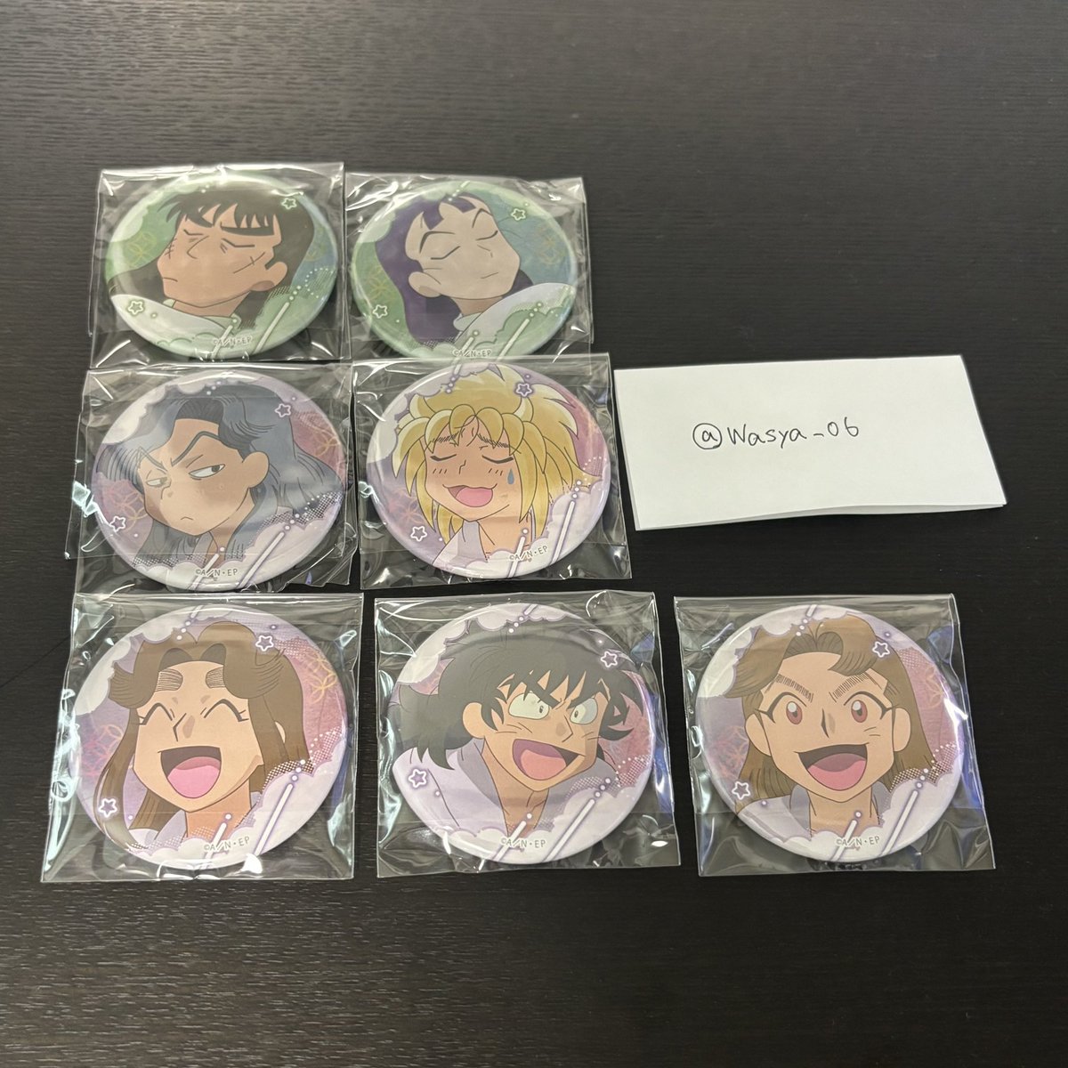 Wasya_06's tweet photo. 忍たま乱太郎 百面相缶バッジ 交換

求 伊作 留三郎

譲 仙蔵 長次 滝夜叉丸 喜八郎 守一郎 三木ヱ門 タカ丸

郵送のみ
お気軽にお声掛けください！ https://t.co/8gQ89Zh2J9