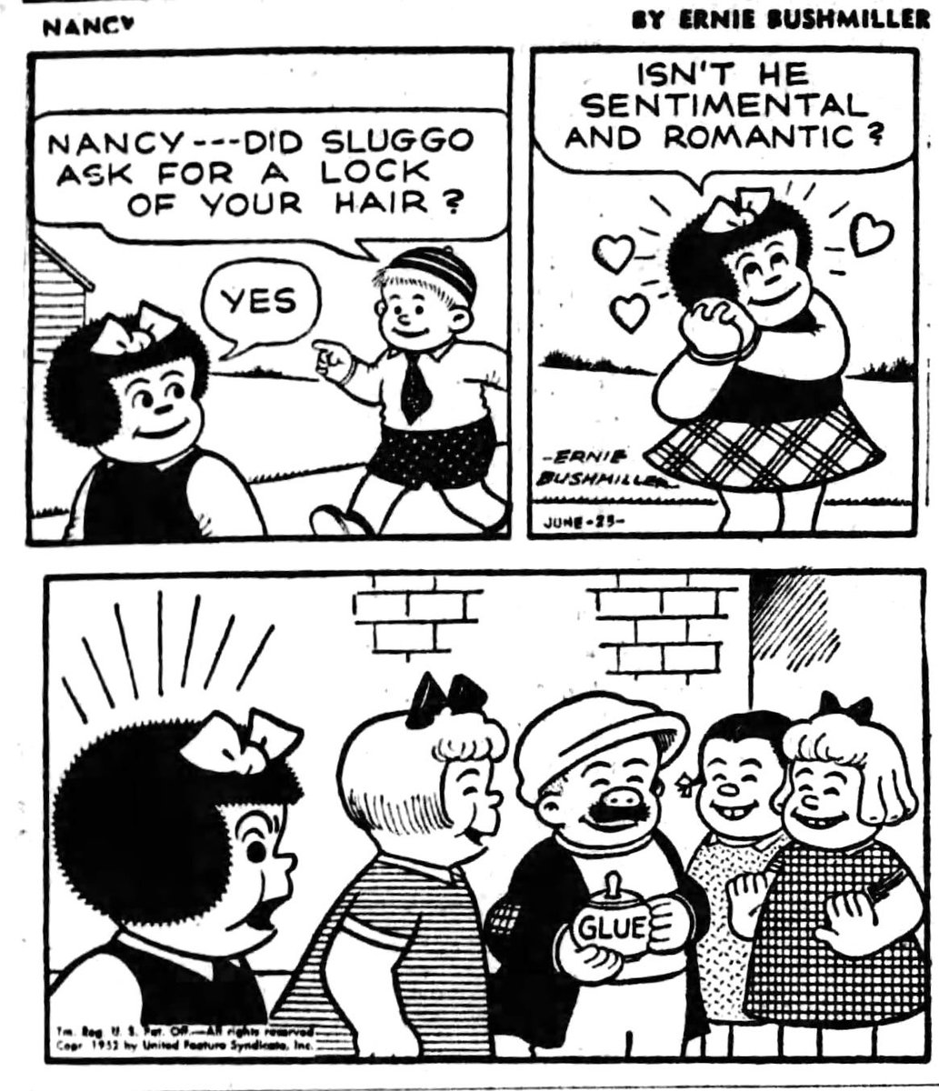 Nancy Comics by Ernie Bushmiller tweet media