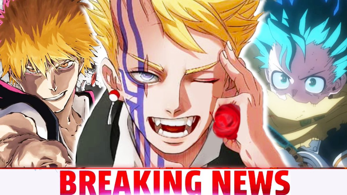ForneverNews's tweet photo. BORUTO Animator SHOCKS EVERYONE About It's RETURN, New Bleach Spin-Off Hinted By Creator, MHA Finale Trailer, Dragon Ball Super Return In Question &amp; MORE! 
- Watch it Right Here: https://t.co/V4p61xhs2J https://t.co/4rT78nN6xh