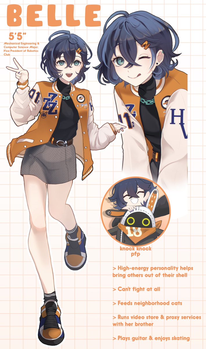 蛍|ほたる(原神) ,null 「Hoyoverse MCs in a university AU #Genshi