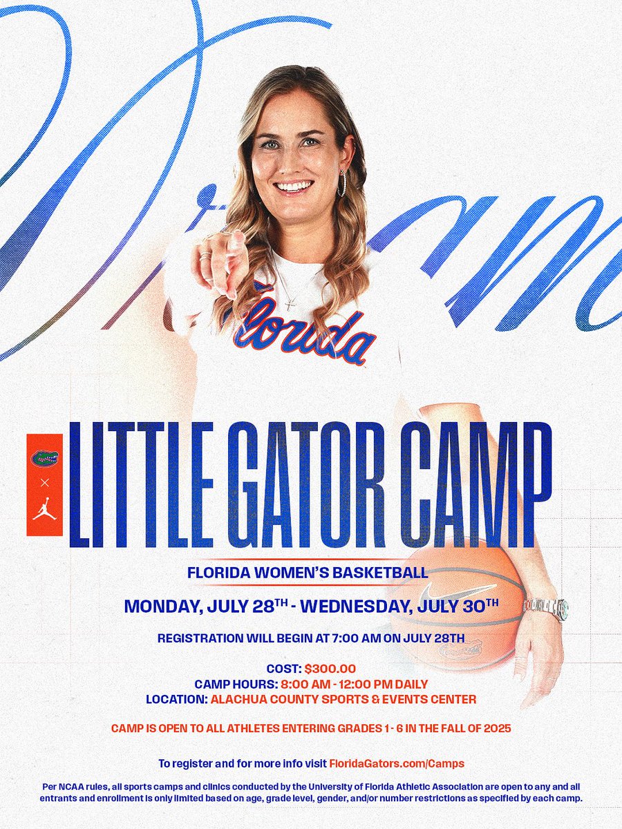 Don’t miss out ➡️ Little Gator Camp!

July 28-30 | bit.ly/3GaZ5eb