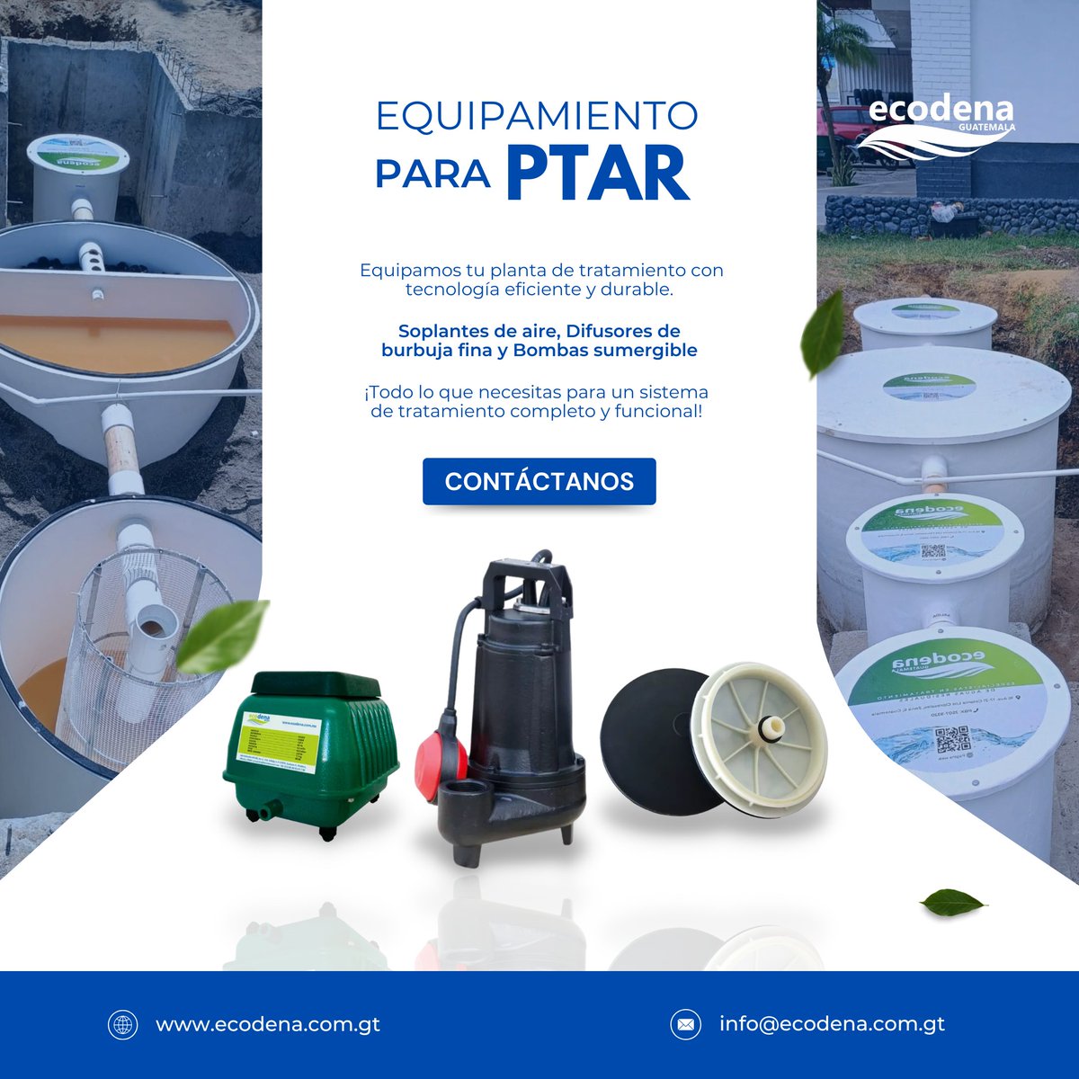 Ecodena_Gt's tweet photo. 🔧 ¿Necesitas equipar tu planta de tratamiento?
En Ecodena Guatemala te ofrecemos soluciones

📞 ¡Contáctanos y equipa tu PTAR con lo mejor!

🌐 https://t.co/YOMuzrRKF2
📧 info@ecodena.com.gt https://t.co/XmLmsRTvKM