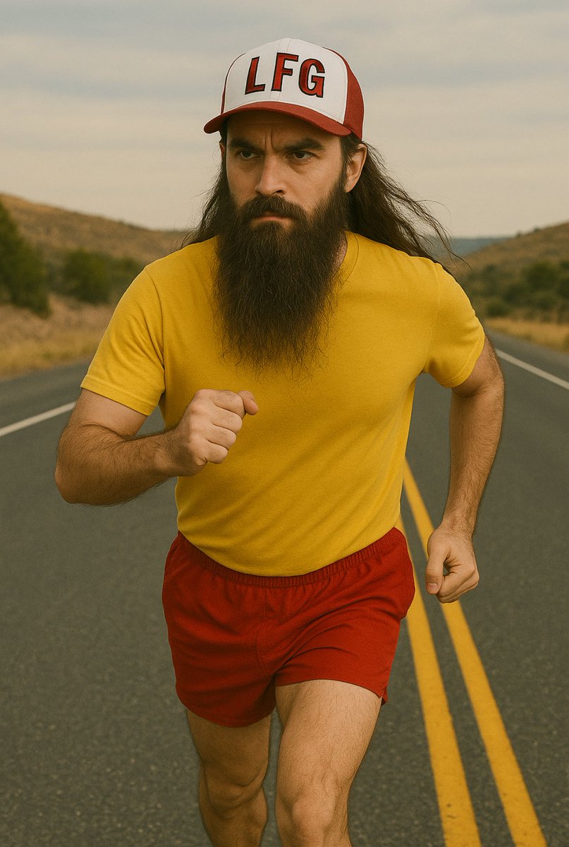 I just felt like running. $LFG $TREE $AVAX