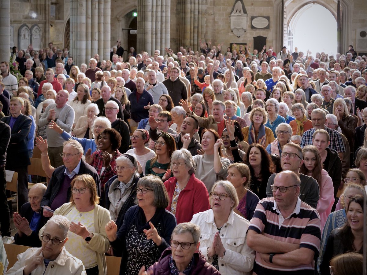 Thy Kingdom Come (@thykingdom_come) on Twitter photo āļø As we continue to reflect on this yearās global wave of prayer, <a href="/ExeterCathedral/">ExeterCathedral</a> welcomed over 850 people from across <a href="/CofEDevon/">Diocese of Exeter</a> for their Thy Kingdom Come: Making Room service on Pentecost Sunday.
Led by the Bishop of Exeter, the Rt Revd Dr Mike Harrison, and Dr Ysanne āļø As we continue to reflect on this yearās global wave of prayer, <a href="/ExeterCathedral/">ExeterCathedral</a> welcomed over 850 people from across <a href="/CofEDevon/">Diocese of Exeter</a> for their Thy Kingdom Come: Making Room service on Pentecost Sunday.
Led by the Bishop of Exeter, the Rt Revd Dr Mike Harrison, and Dr Ysanne