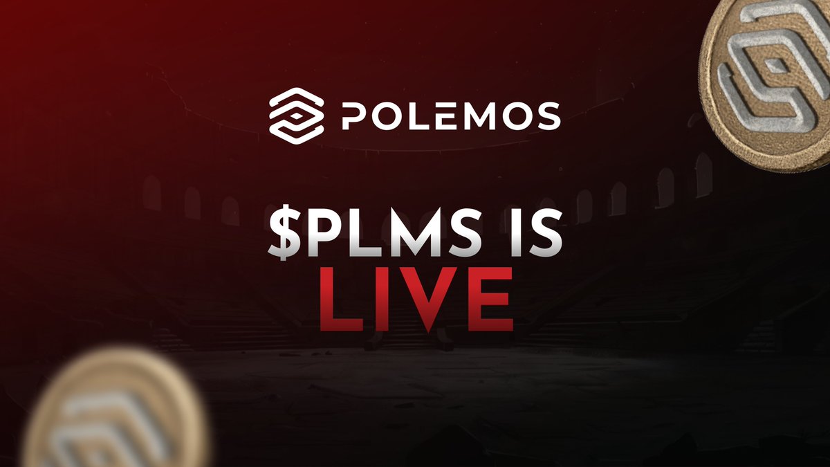 🚨 ¡HOY se lanzó el token $PLMS de <a href="/Polemos_io/">Polemos</a> !

Y para celebrarlo vamos a hacer una Gamenight en mi canal con un prizepool de $100 💸

Todo lo que tenés que saber sobre Polemos y el evento, te lo dejo en este hilo 🧵