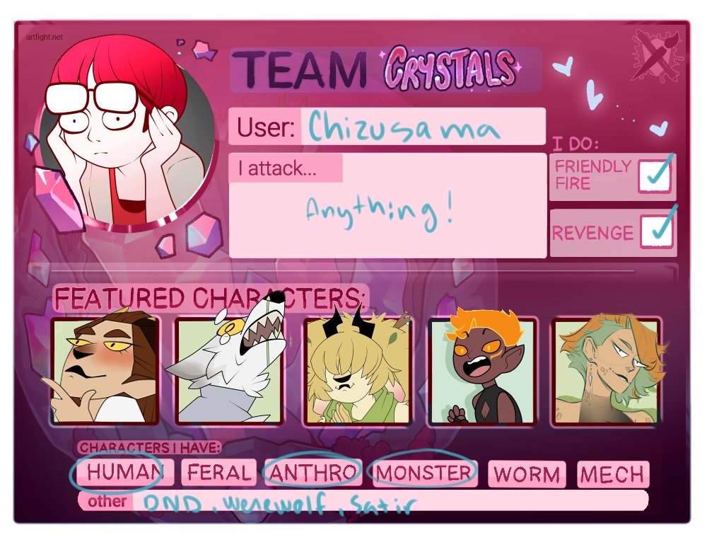 chizu_sama's tweet image. Team Crystals for this Artfight. : artfight.net/~Chizusama
I always try to do all the revenge
#artfight #artfight2025