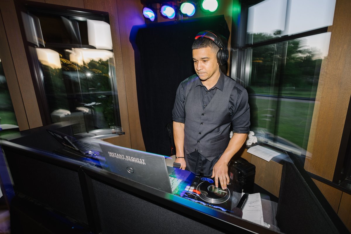 DJ Tevin in full concentration mode to get that perfect mix prepared for the dancefloor!
Photographer: Shane Long Photography buff.ly/PV1wmA1 
Venue: <a href="/7VinesDellwood/">7 Vines Vineyard</a> 
DJ Tevin: buff.ly/CMEmrEW