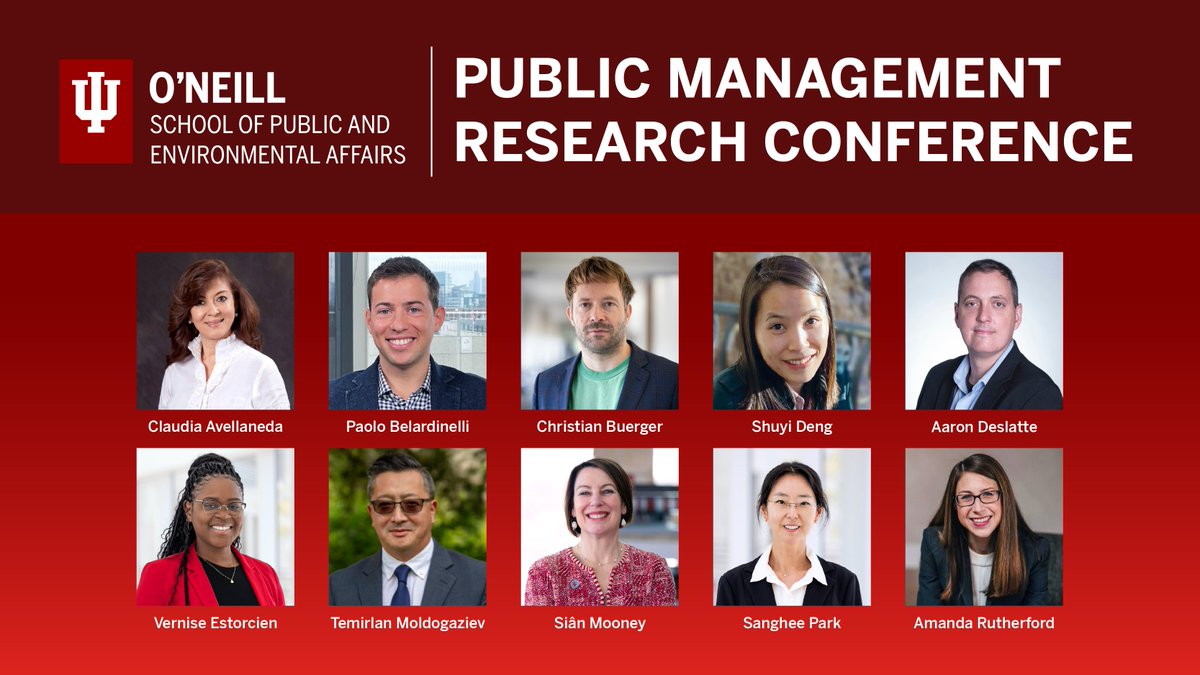 It’s time for #PMRC2025! Faculty &amp; Ph.D. students from our Bloomington &amp; Indianapolis campuses will present their latest research on topics that range from the use of AI by government agencies to representation in local government. go.iu.edu/8tK9 <a href="/pmrc2025/">PMRC 2025</a> <a href="/PMRA1991/">PMRA</a>