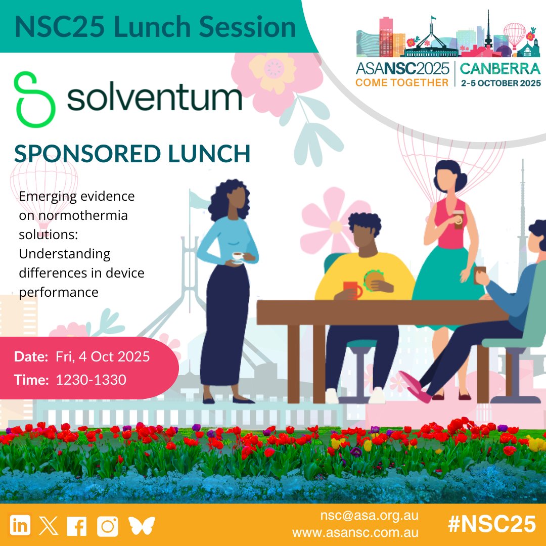 The Australian Society of Anaesthetists (@asa_australia) on Twitter photo Join us for vibrant lunch sessions where great food meets great conversation. 
There are plenty of opportunities at #NSC25 to dive deeper into discussions, share insights, and network in a relaxed, engaging setting. 
Register your ticket to NSC25 today! asansc.com.au/registration/ Join us for vibrant lunch sessions where great food meets great conversation. 
There are plenty of opportunities at #NSC25 to dive deeper into discussions, share insights, and network in a relaxed, engaging setting. 
Register your ticket to NSC25 today! asansc.com.au/registration/