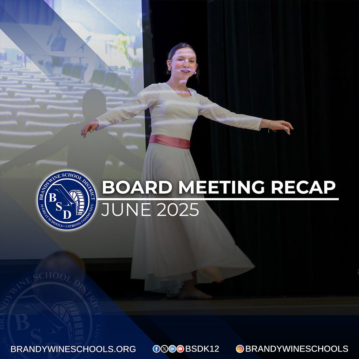 We hope you enjoy our June 2025 Brandywine School District Board Meeting Recap @ bit.ly/4k44xxy  #Proud2bBSD #StrongSchoolsStrongCommunity