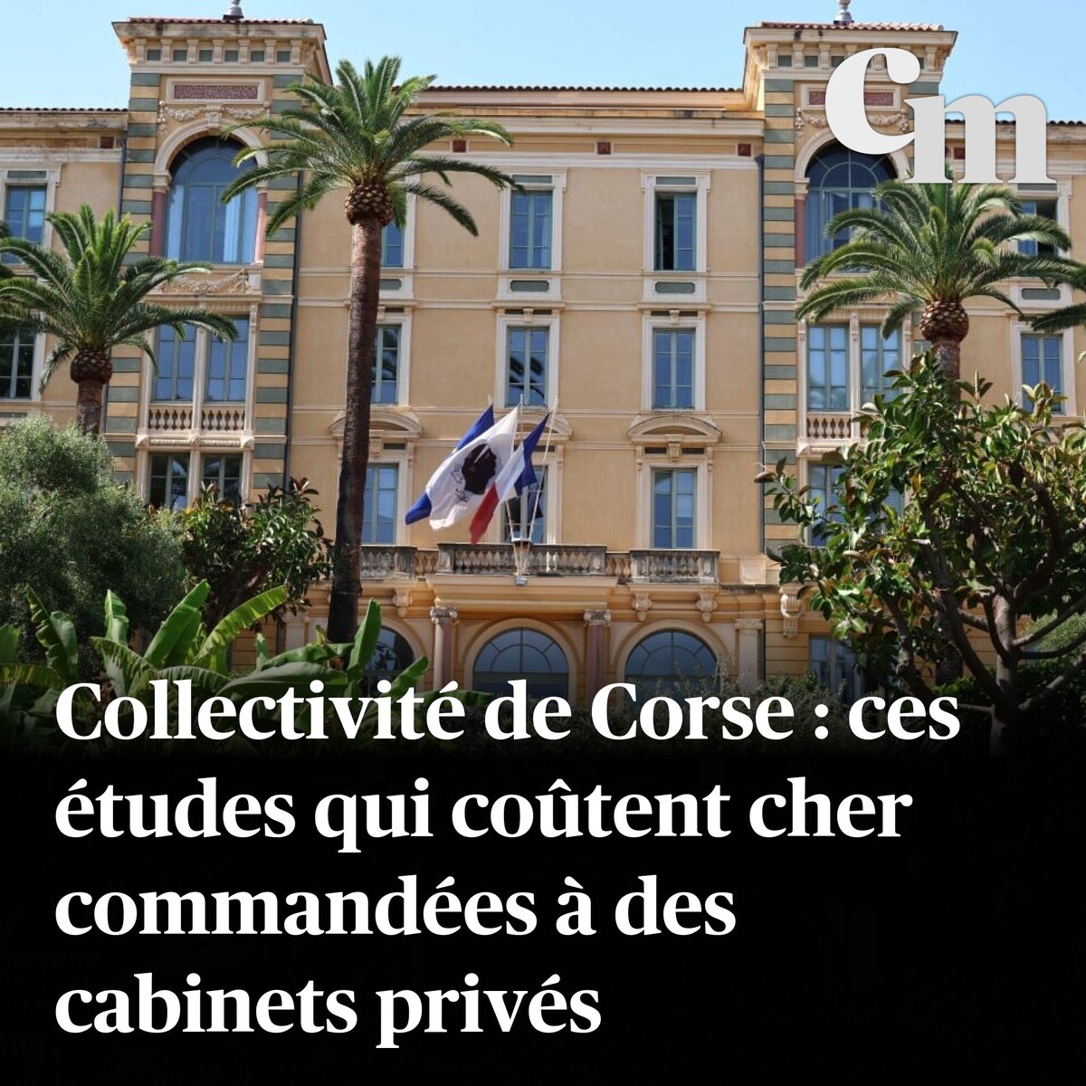 Collectivité de Corse : ces études qui coûtent cher commandées à des cabinets privés
➡️ sur.corsematin.com/GfD
