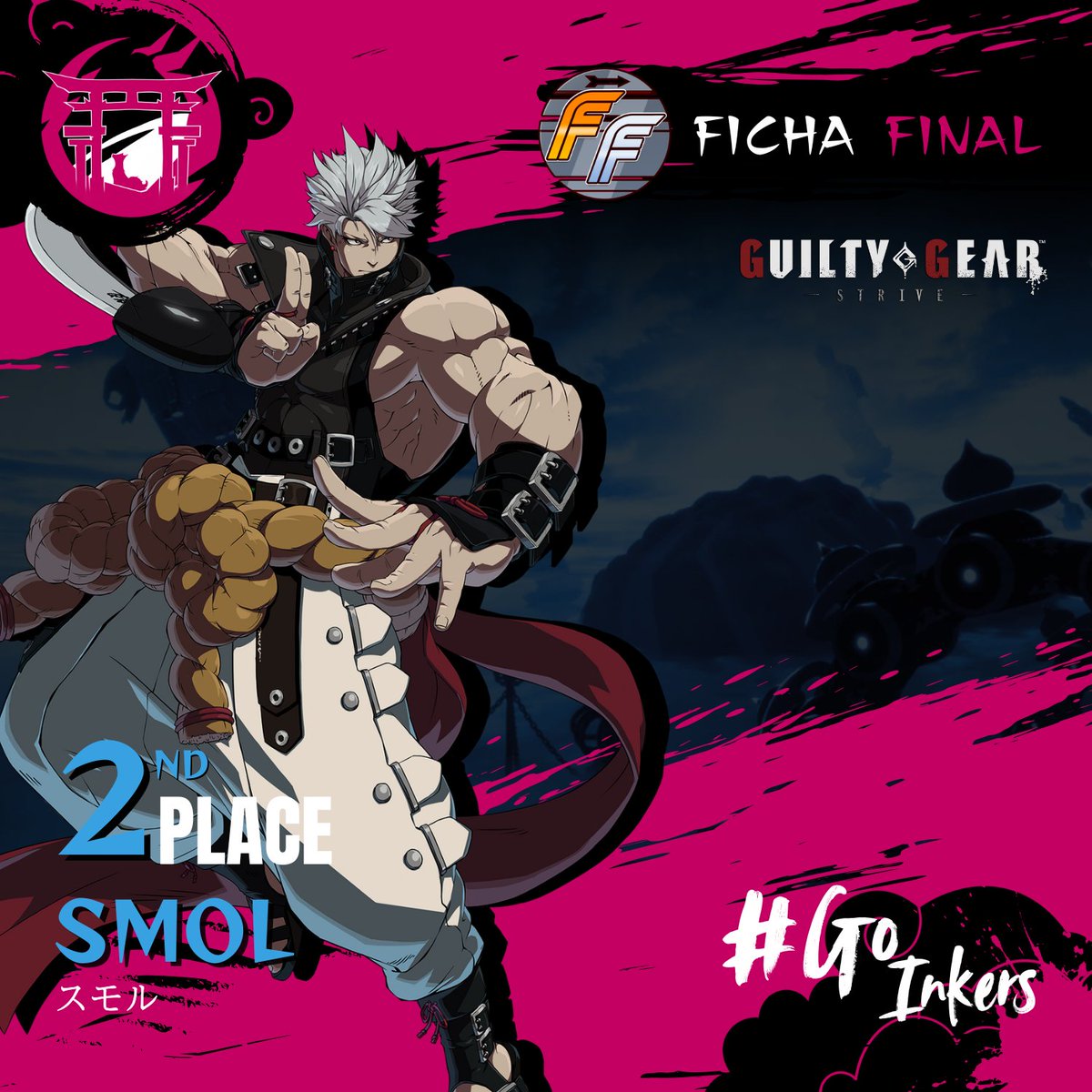 Inari No Kyuden (@inari_no_kyuden) on Twitter photo 🥈 ¡Nuestro ninja favorito lo hizo de nuevo!
Felicitamos a <a href="/smol_cl/">INK | smol</a> por llevarse el segundo lugar en Ficha Final, demostrando su gran manejo con Chipp Zanuff 🥷⚡
¡Gran desempeño y orgullo para INK!
Animo que el top 1 te espera 😤🔥
#GGST #GoInkers #SmolSegundo 🥈 ¡Nuestro ninja favorito lo hizo de nuevo!
Felicitamos a <a href="/smol_cl/">INK | smol</a> por llevarse el segundo lugar en Ficha Final, demostrando su gran manejo con Chipp Zanuff 🥷⚡
¡Gran desempeño y orgullo para INK!
Animo que el top 1 te espera 😤🔥
#GGST #GoInkers #SmolSegundo