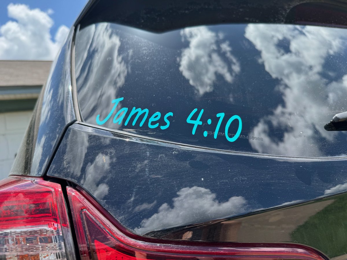 Check out what the Lord inspired one of our church members to do in response to yesterday’s message!  God helps those who humble themselves.