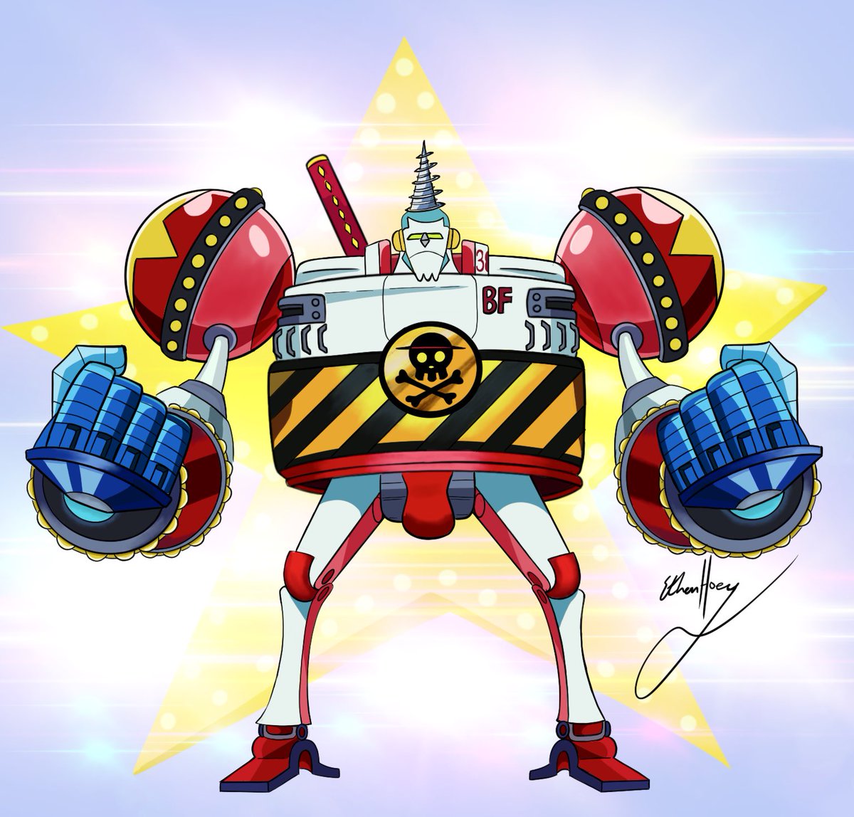 ethanhoey16's tweet photo. Haven’t been on here for a little bit, been drawing in the background, and thought I’d upload my finished general franky🤖
.
#anime #digitaltablet #grapicdesign #ONEPIECE #manga https://t.co/uWyIyMaGmj